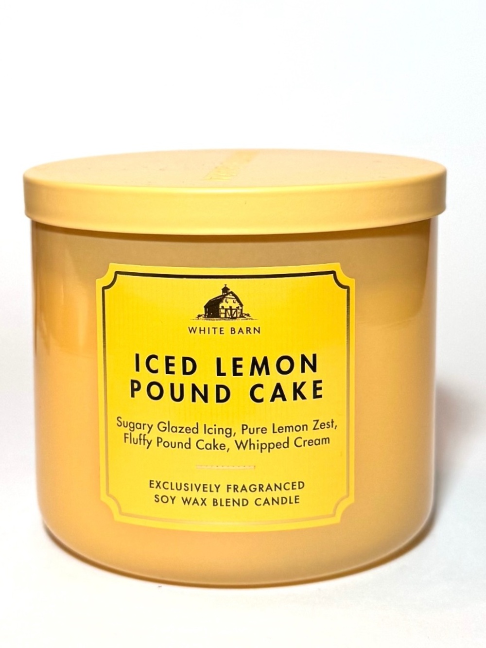 ICED LEMON POUND CAKE 3 Wick Candle